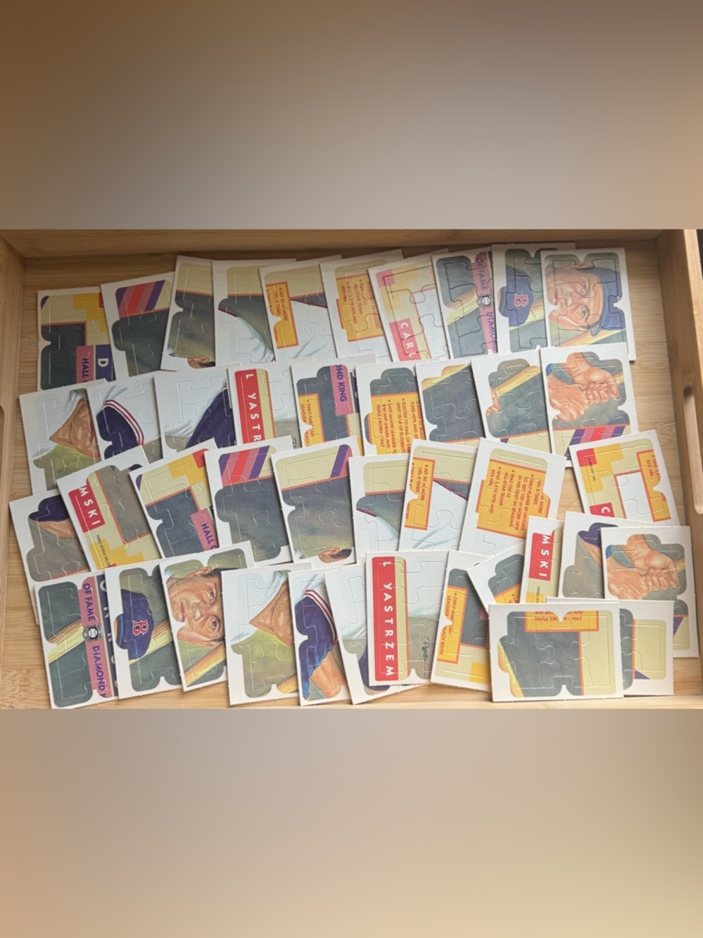 1989 Donruss Leaf Baseball Puzzle & Cards Open Box Some Sealed Packs Collectors - Picture 6 of 6